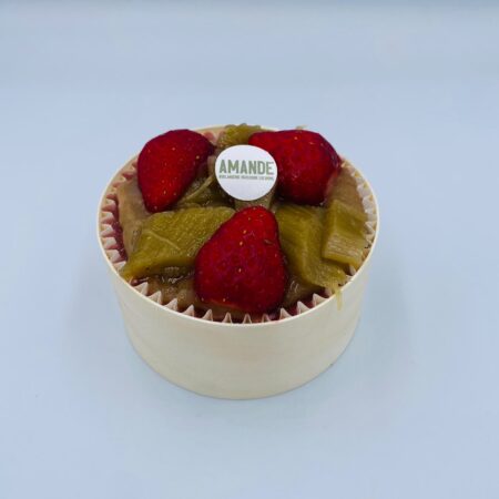 Cheesecake Fraise Rhubarbe Aneth